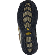 KEEN Utility Mid Flint II Waterproof Soft Toe Work Boots for Men - Black Olive/Brindle - 14M