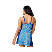 Free Country Swim Dress Set for Ladies, Marine Fresco, M