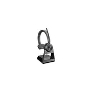 Poly Savi 7210 Wireless DECT Office Headset, Monaural, Noise-Canceling Microphone, Black, 400 ft Range, 12 Hours Talk Time, 7W6D4AAABA
