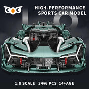 QOQ Adult Collectible Model Cars Building Block, Green - Safe and Reliable