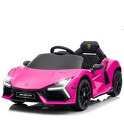 UBesGoo 12V Kids Battery Powered Electric Rugged 4-Wheeler Ride-On Car with LED Headlights RC - Pink