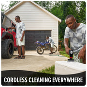 Dirt Devil 8V Compact Handheld Cordless Scrubber, Waterproof, Powered Scrubbing, Black, BD53000V