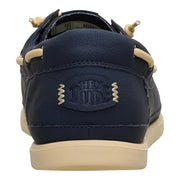 Heydude Harbor Lo Classic Boat Shoe, Lightweight Slip-On Loafer with Faux Leather Upper, Navy Blazer Boulder Tan, Men's Casual Shoes, 45139-4ZQ