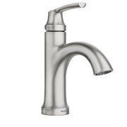 CCN SPOT RESIST BRUSHED NICKEL ONE-HANDLE HIGH ARC BATHROOM FAUCET 1.2 GPM