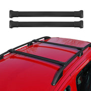 OMAC Roof Rack Cross Bars, Lockable Aluminum, Black, Fits Mazda CX-9 2013-2023, 2 Pieces