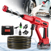 SPEEDWOW Cordless Pressure Washer, 1060 PSI, 2.8 GPM, Brushless Motor, 6-in-1 Adjustable Nozzle, 5.0Ah Battery-Powered, Portable Power Cleaner