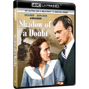 Universal Pictures Home Entertainment Shadow of a Doubt 4K Ultra HD Movie, Blu-ray, Mystery Thriller, 2-Disc Set, 42546061