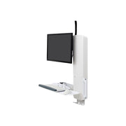 Ergotron StyleView Sit-Stand Vertical Lift Monitor Mounting Workstation, White, 24-Inch Screen Support, 30 lb Load Capacity, 61-081-062