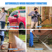 PANRANO 203BL 3500 PSI Max 2.5 GPM Power Washers Electric Powered Power Washer w/25FT Hose, Blue
