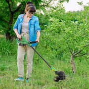 WORKPROX 20V Cordless String Trimmer and Edger, 12-Inch Cut, 4.0Ah Battery, Auto Line Feed, Adjustable Head, WX125320AE