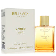 BellaVita 570061 Honey Oud Eau De Parfum Spray, Unisex Oriental Woody Fragrance, 3.3 oz