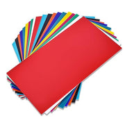 XLNT SHOP ACS122020P10C 20-Piece Multicolor Opaque Acrylic Sheets, 12 in x 20 in x 0.118 in, Matte Finish, UV and Weather Resistant