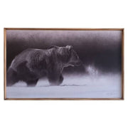 Open Road Brands 90240756 Johnson Bear Framed Canvas Wall Art