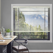 Chicology Cordless 1-Inch Vinyl Mini Blinds, Room Darkening, Alabaster, 36