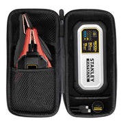 Stanley Fatmax LJ18FC 1800 Peak Amp Lithium Jump Starter with USB-A and USB-C Ports, LED Work Light, Portable, Black