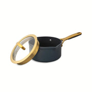 Thyme & Table TT1061RP Supreme 12-Piece Cookware Set Non-Stick - Atlantic Blue