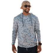 BURLEBO Performance Hoodie - White Camo - XL