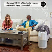 Instant Pot 150-0004-01 HEPA Quiet Air Purifier with Plasma Ion Technology Off-White