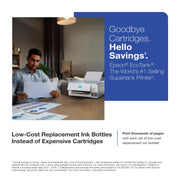 Epson EcoTank ET-2903 Wireless All-in-One Color Supertank Printer, White, 11 PPM, 1.44