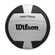 Wilson Pro Tour Indoor Volleyball, Official Size, Synthetic Leather Cover, V-Tec Seams, Black/White, WV2000505XBOF