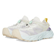 HOKA Women's Hopara 2 Hiking Shoes, Amphibious Lightweight Design, Alabaster/Snow Melt, Size 9.5M, 1147670-ANW