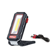 Hyper Tough 1000 Lumens Rechargeable Work Light, LED Floodlight, Aluminium and Plastic Housing, Magnetic Base, Adjustable Stand, 654774177