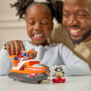 Spin Master PAW Patrol Fire Rescue Zuma Rescue Fire Boat with Figure, Launcher, and Accessories for Kids 3+