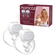 Momcozy S9 Pro-V Hands Free Electronic Wearable Breast Pump, 2Pack, Gray.