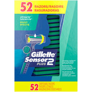 Gillette Sensor2 Plus Disposable Razors 52 ct Box