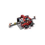 LEGO 6526269 City F1 Pit Stop & Pit Crew with Ferrari Car Toy - Model Race Car Toy Building