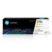 HP 210A Yellow Original LaserJet Toner Cartridge, Standard Yield, W2102A