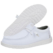 HEYDUDE Wally Sport Mesh Casual Shoes for Men - White - 12M