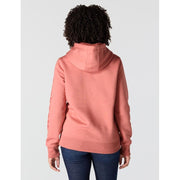 Carhartt Women's Iconic Clarksburg Logo Athletic Sweatshirt, Dusty Cedar Heather, Medium, 102791-RD0