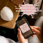 Tommee Tippee 423643 Made for Me Double Electric In-Bra Breastfeeding Wearable Breast Pump, White