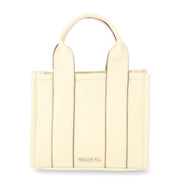 Madden NYC MNY-500 Women's Double Handle Tote Handbag, Butter Yellow
