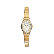 Timex Women's Cavatina Gold-Tone Stainless Steel Expansion Band Watch