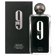 Afnan 9 PM Eau de Parfum, Sophisticated Oriental Spicy Unisex Fragrance, 3.4 oz Spray