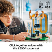 LEGO 43015 Editions Lionel Messi Soccer Legend Building Set for Boys & Girls, Ages 12+