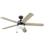 Better Homes & Gardens 10441 52'' Pearce Black Modern Ceiling Fan with Light
