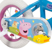 Huffy Peppa Pig 12 Inch Training-Wheel Bike, Blue, Fits Riders 37-42 Inches, Girls, 52855L