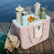 Bogg Bag TOB01-WHT01-OS Top O' The Bogg To Ya Food & Drink Tray - For Shore White
