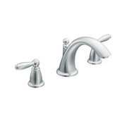 Brantford 2-Handle Deck-Mount Roman Tub Faucet Trim Kit in Chrome (Valve Not Included)