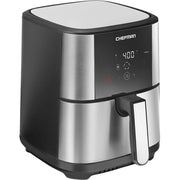 Chefman RJ38-SQSS-5T Turbofry Air Fryer w/ Digital Controls, 5 Qt Capacity - Stainless Steel