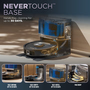 Shark RV2820YE PowerDetect NeverTouchRobot Vacuum and Mop, Gaia Grey
