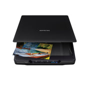 Epson Perfection V19 II Color Photo and Document Flatbed Scanner - Black