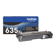 Brother Genuine TN635XLBK High Yield Black Printer Toner Cartridge, 5,500 Page Yield