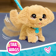 Just Play FurReal Wag-A-Lots Golden Retriever Interactive Plush Puppy, Tan, 8 Inch, Model 28162