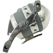 Muzzy Bowfishing 1097 XD Bow Fishing Reel with 150 line Installed & Extended Hood,Silver