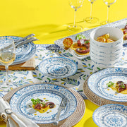 Corelle 1135397 Portofino 18-Piece Glass Dinnerware Set (Service for 6)