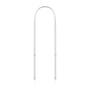 Apple Crossbody Strap, Adjustable Length with Embedded Magnets, Light Gray, Compatible with iPhone 17 Series and iPhone Air, MGGM4LL/A